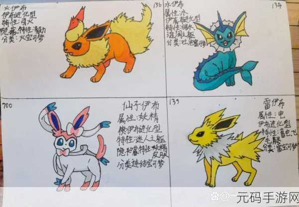 宝可梦大探险,伊布进化全攻略,解锁多样战斗形态