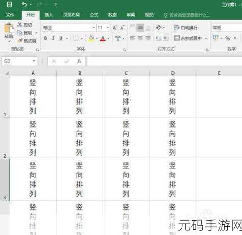 Excel 中让文字竖向排列的神奇秘籍