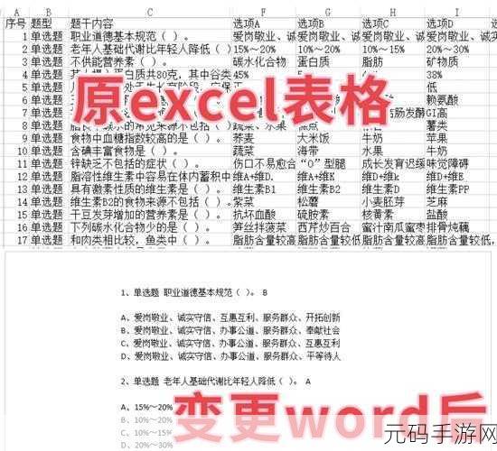 轻松搞定!Word 表格转 Excel 表格的实用秘籍