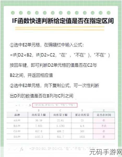 轻松掌握 Excel 中的 IF 函数,实用攻略指南