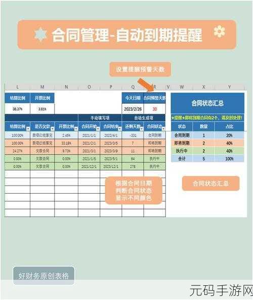 合同到期提醒秘籍,轻松掌控关键时刻