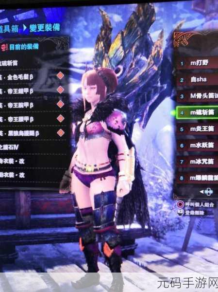 手游资讯,怪物猎人神秘战衣不动衣深度解析及版本更新预告