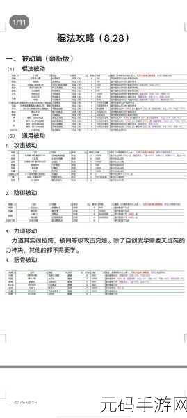 少林棍法再现江湖,剑网1,归来手游加点秘籍大揭秘