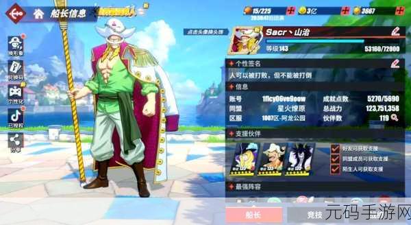 手游资讯指令,航海王热血航线——深度攻略之个人商店等级提升策略