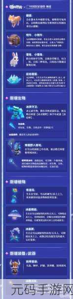 入梦迷你世界,启程未知冒险之旅的全新版本资讯