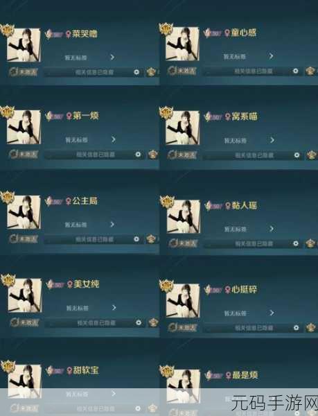 王者荣耀新版本震撼来袭,个性昵称推荐与全新玩法揭秘