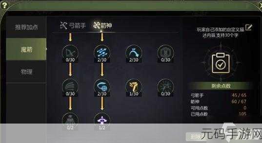 龙之谷手游箭神技能搭配指南，PVE与PVP技能深度解析