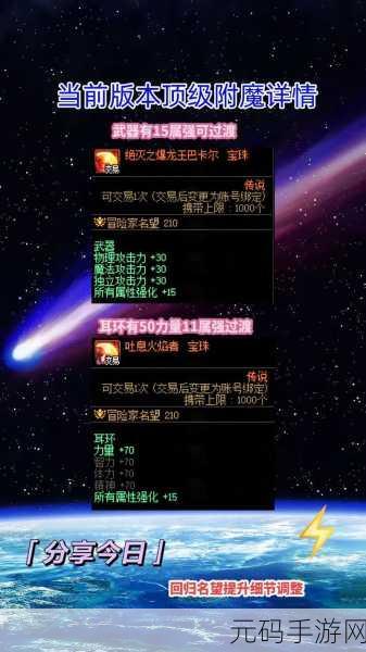 DNF腰带附魔宝珠全攻略,解锁你的角色新篇章!