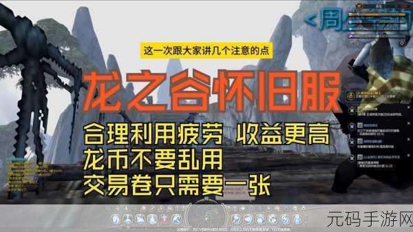 手游龙之谷新区开启,全面攻略秘籍助你快速上手
