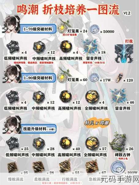 鸣潮折枝声骸加点配队一图流养成指南