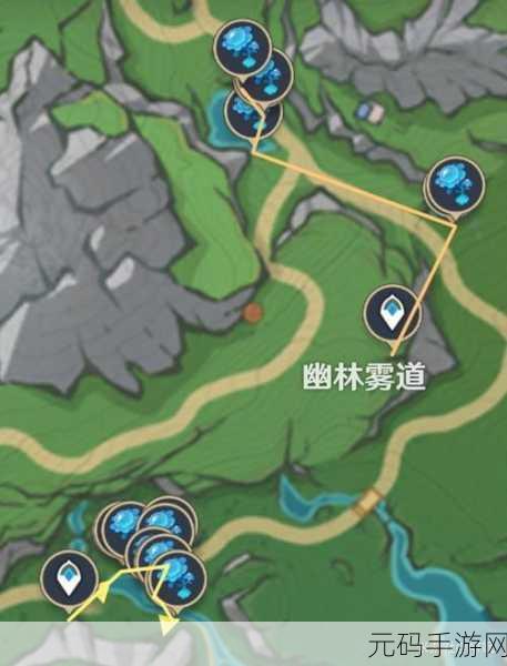 原神新版本深度探索，湖光铃兰采集全新高效路线揭秘