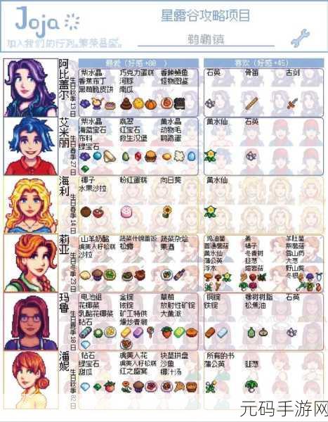 手游资讯，星露谷物语新玩法探索，男性伴侣角色大揭秘