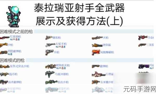 泰拉瑞亚肉山前射手终极荣耀，揭秘最强装备资讯
