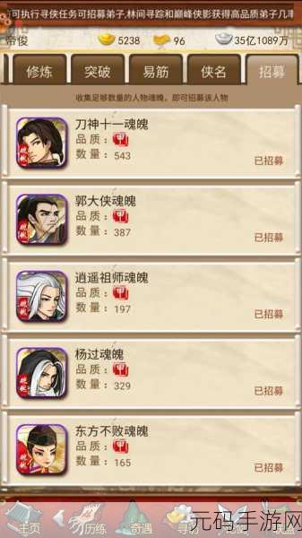手游资讯，深度解析大掌门中阿青的培养策略