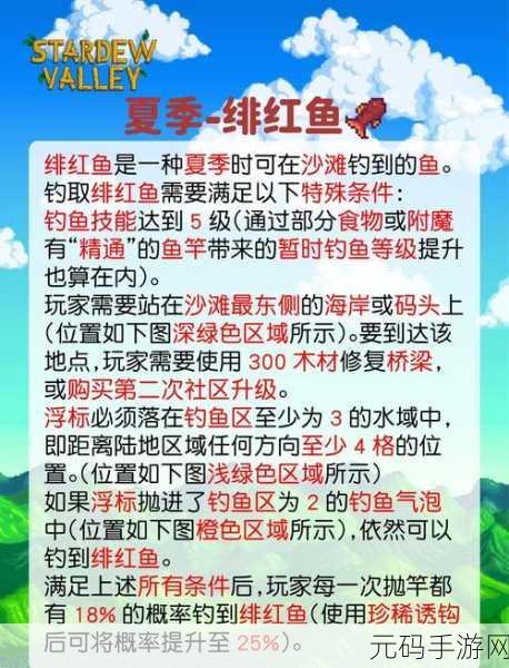 星露谷物语钓鱼高手秘籍，全面掌握技巧，解锁钓鱼新境界