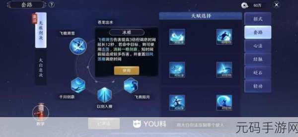 天涯明月刀手游太白技能全面曝光，与端游差异的深度对比与解析