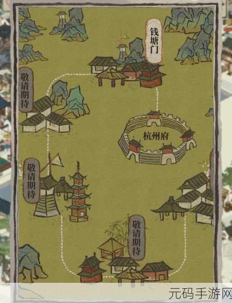 手游资讯，江南百景图地图碎片解锁，探索古代未知世界的神秘之旅