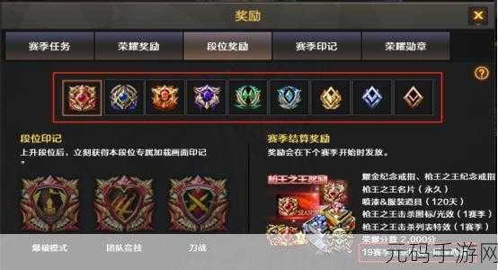 CF手游枪王排位30层奖励领取及获取方法全攻略